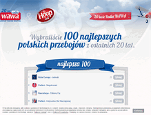 Tablet Screenshot of 20lat.radiowawa.pl